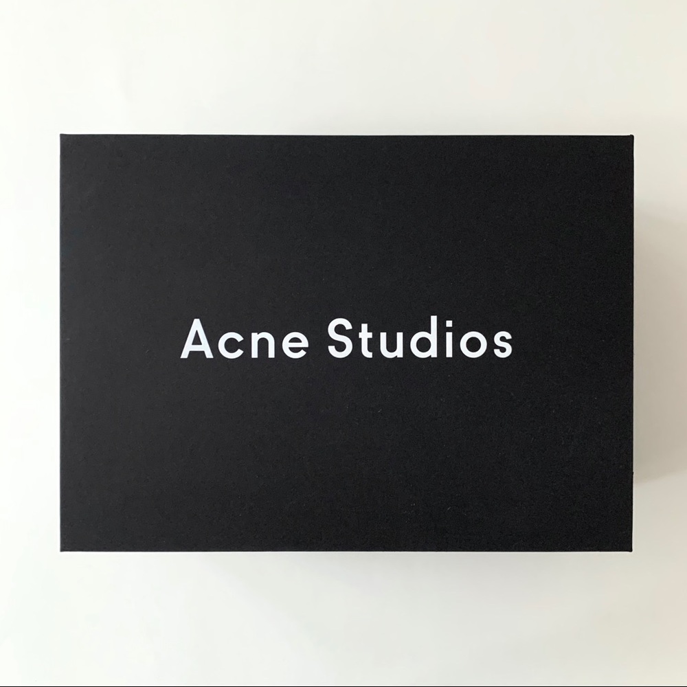 ACNE STUDIO | MEDIUM SIZE DESIGNER SHOE BOX EMPTY DIY IDEAS STORAGE